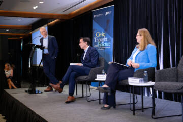event on civic thought with President Ron Daniels